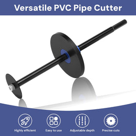 Meaowera high-speed steel blades cut PVC, ABS, and wood with sharp, wear-resistant edges.