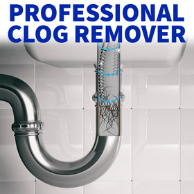 MeasuPro metal snake tackles P-trap blockages for faster drainage