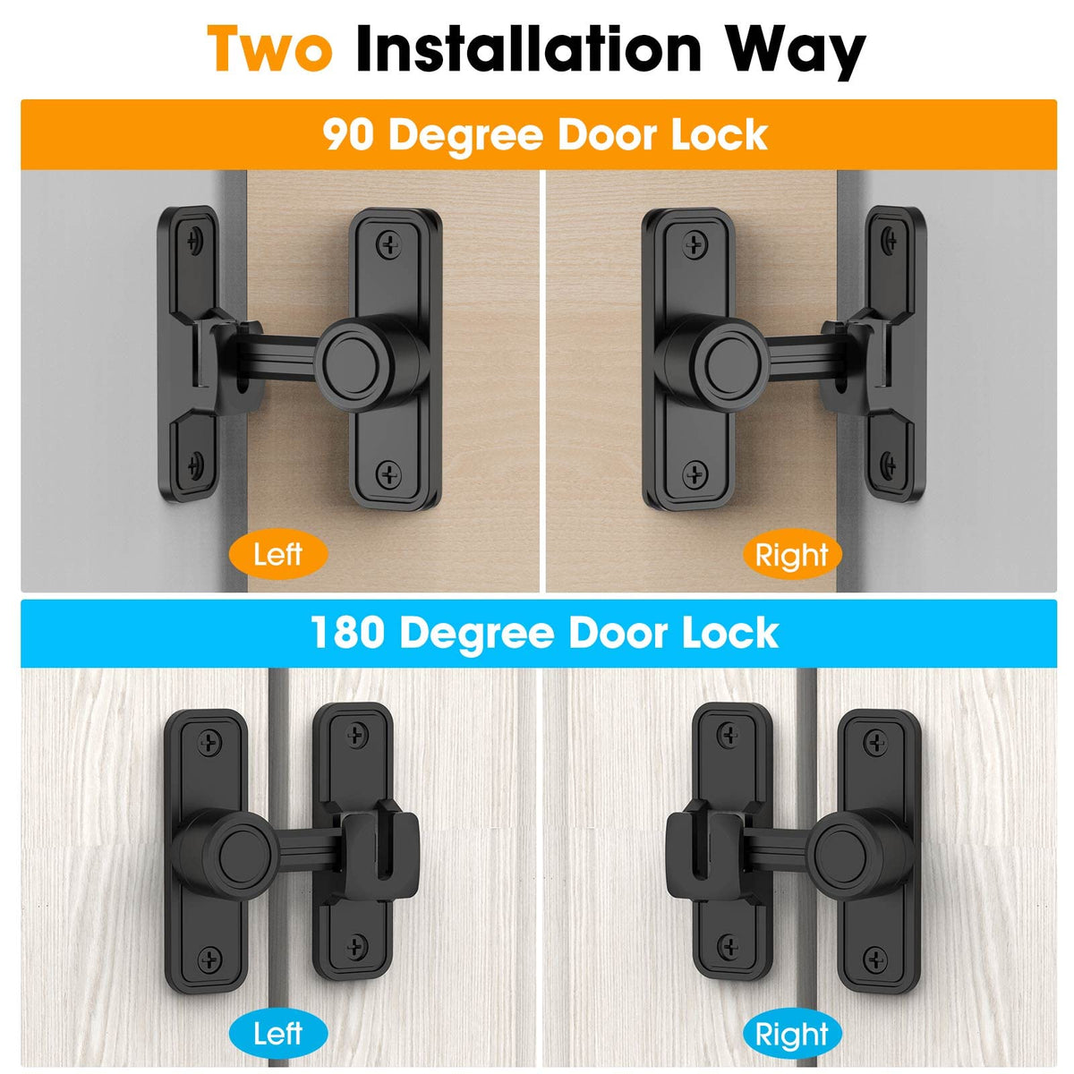 MeBantoo 180-degree mounting lock supports versatile layouts