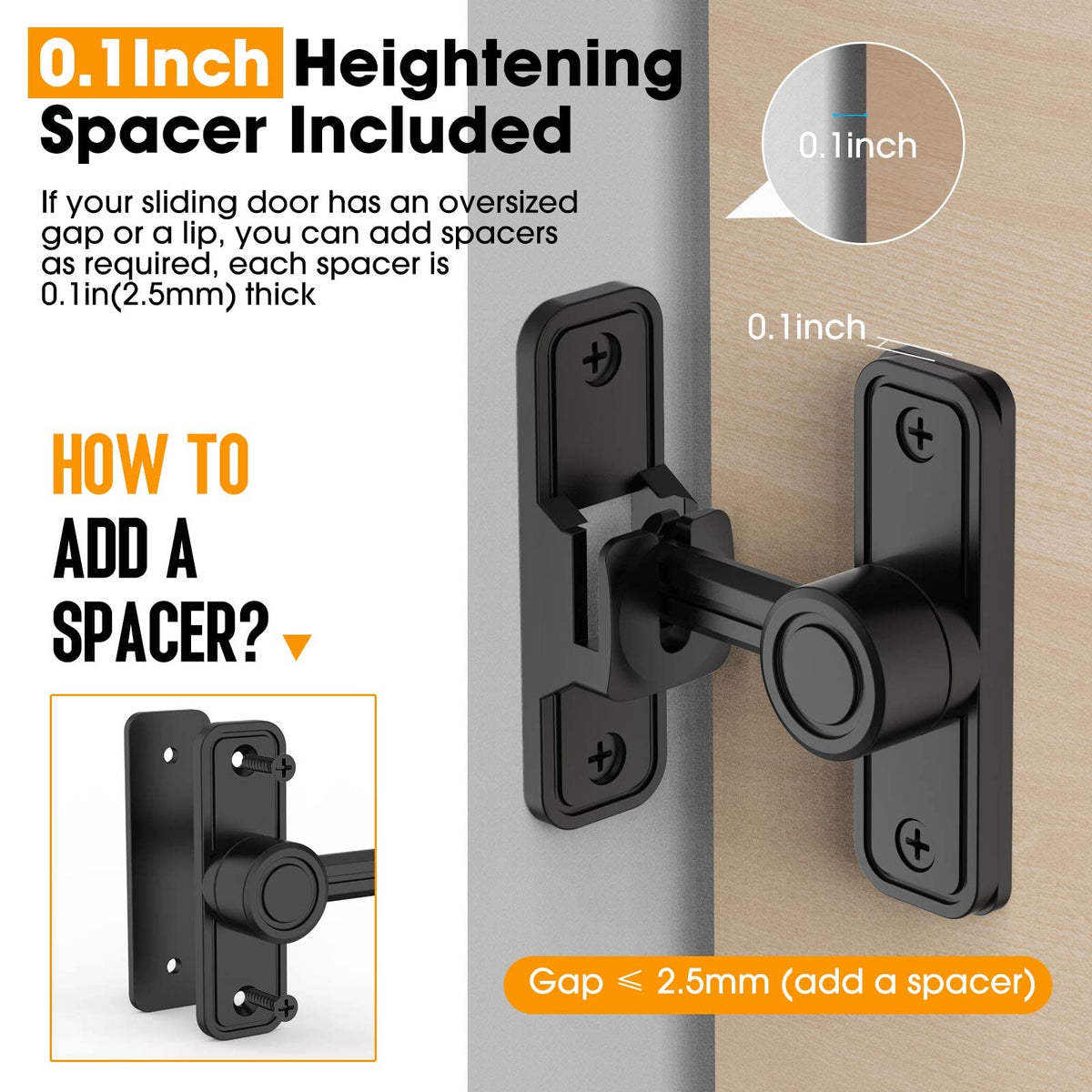 MeBantoo flip gate latch adds secure closure to barn door