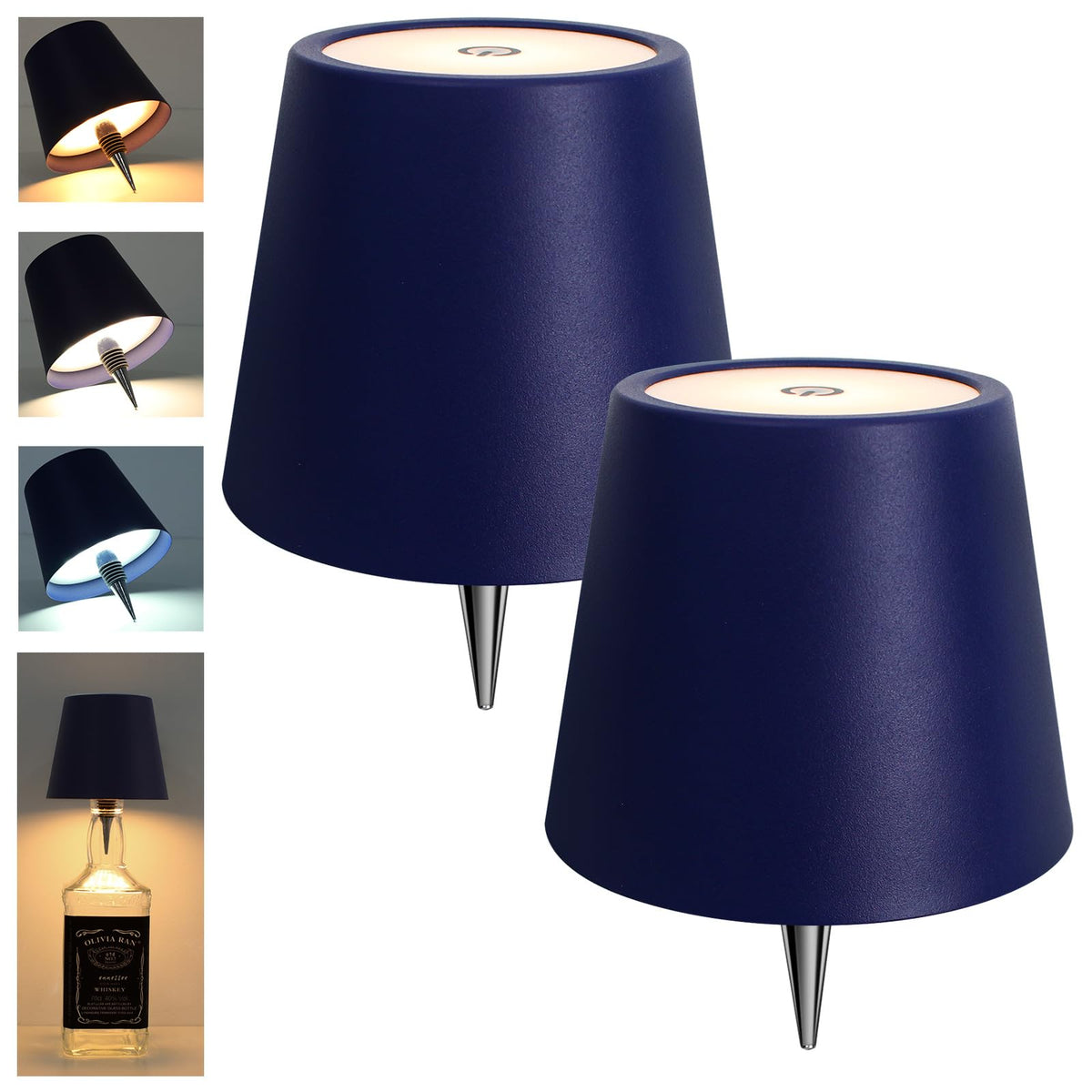 Mebaraul bottle lamp two-pack for versatile party lighting and decor.