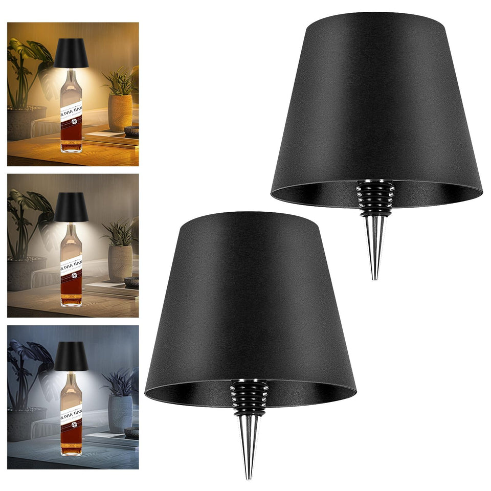 Mebaraul bottle lamps pack on dining table create warm, inviting ambiance