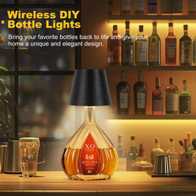 Mebaraul silicone adapter fits most bottles for DIY lighting
