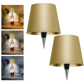 Mebaraul two-pack wine bottle lamps glow to create stylish home ambiance