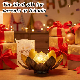 MEBRUDY decorative garden gift lotus lamp for memorable occasions