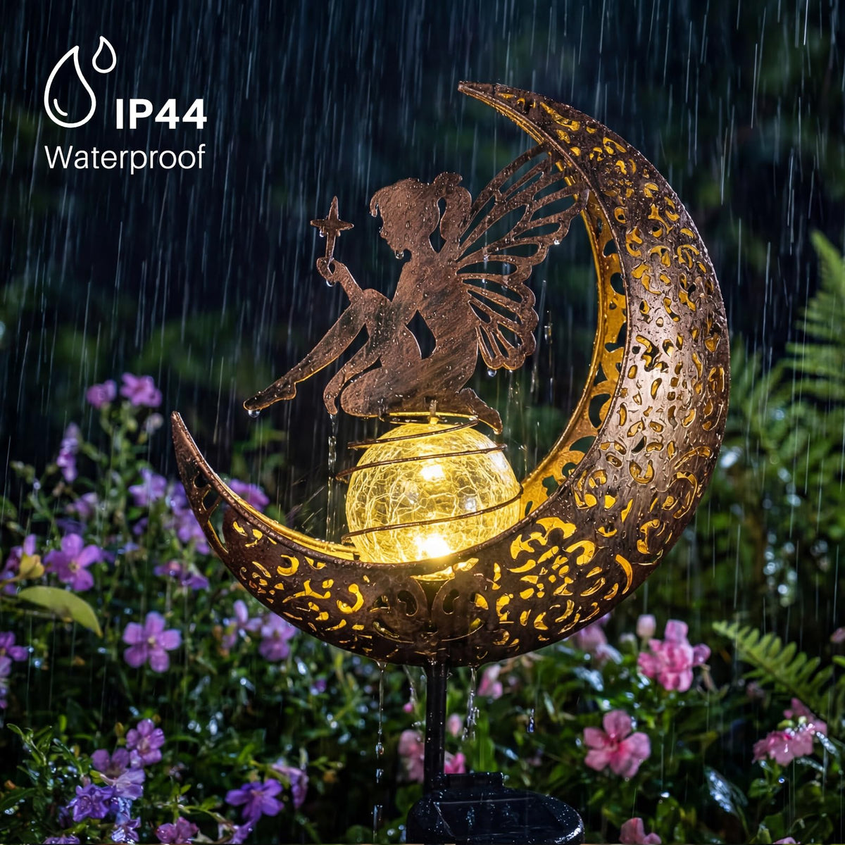 MEBRUDY yard pathway glow light for reliable dusk-to-dawn illumination