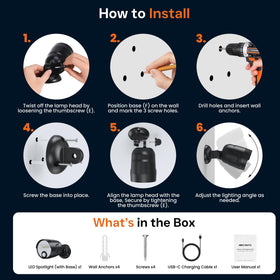Mecanto motion sensor with 30 ft range and 120-degree coverage