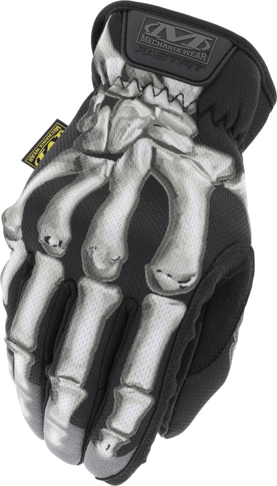 Mechanix Wear FastFit Bones Gloves shown in action on site for breathable comfort and touchscreen use.