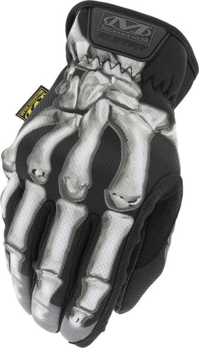 Mechanix Wear FastFit Bones Gloves shown in action on site for breathable comfort and touchscreen use.