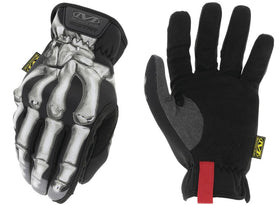 Mechanix Wear FastFit Bones Gloves with skeletal graphic for durable hand protection on the job.