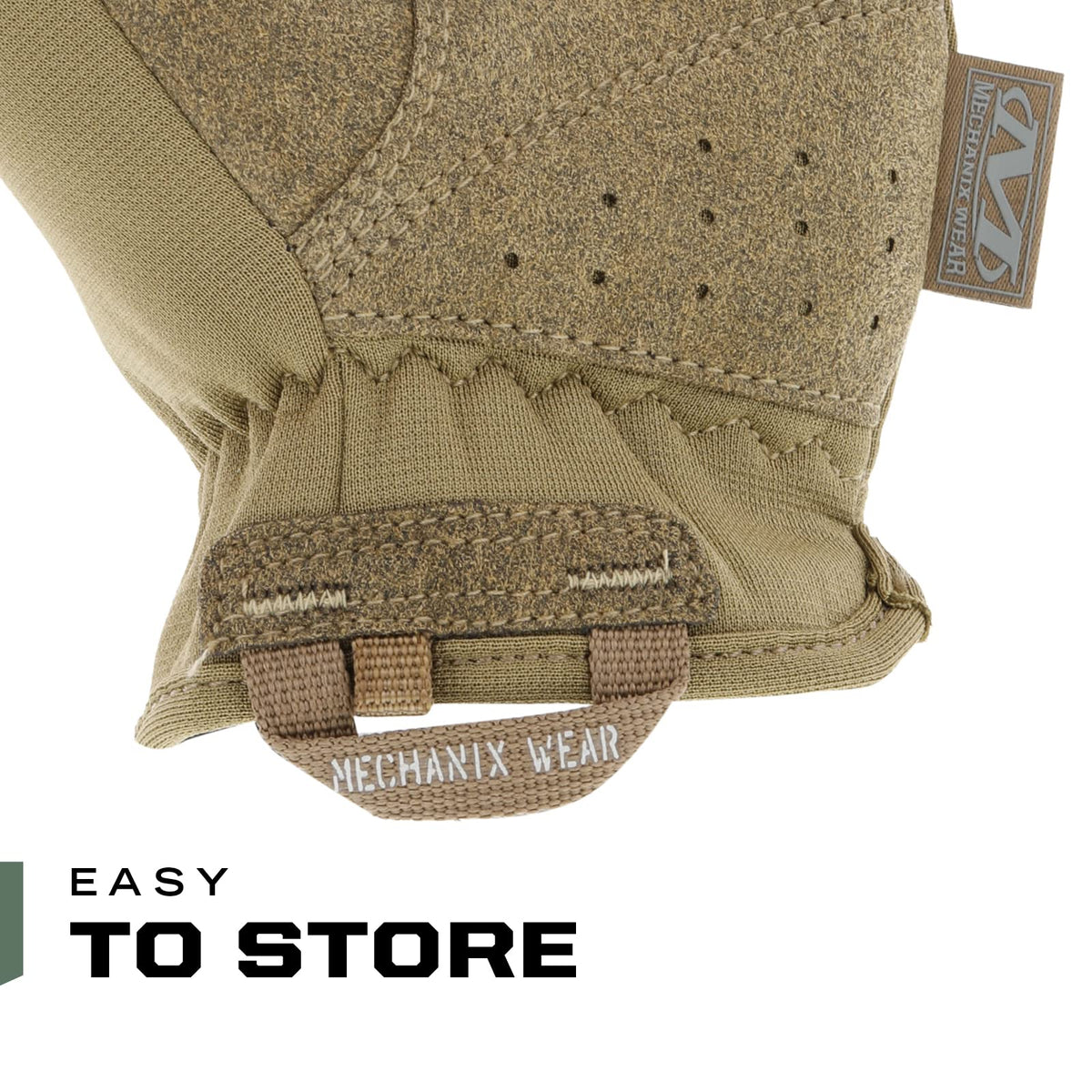 Mechanix Wear carrier loops for in-field storage.