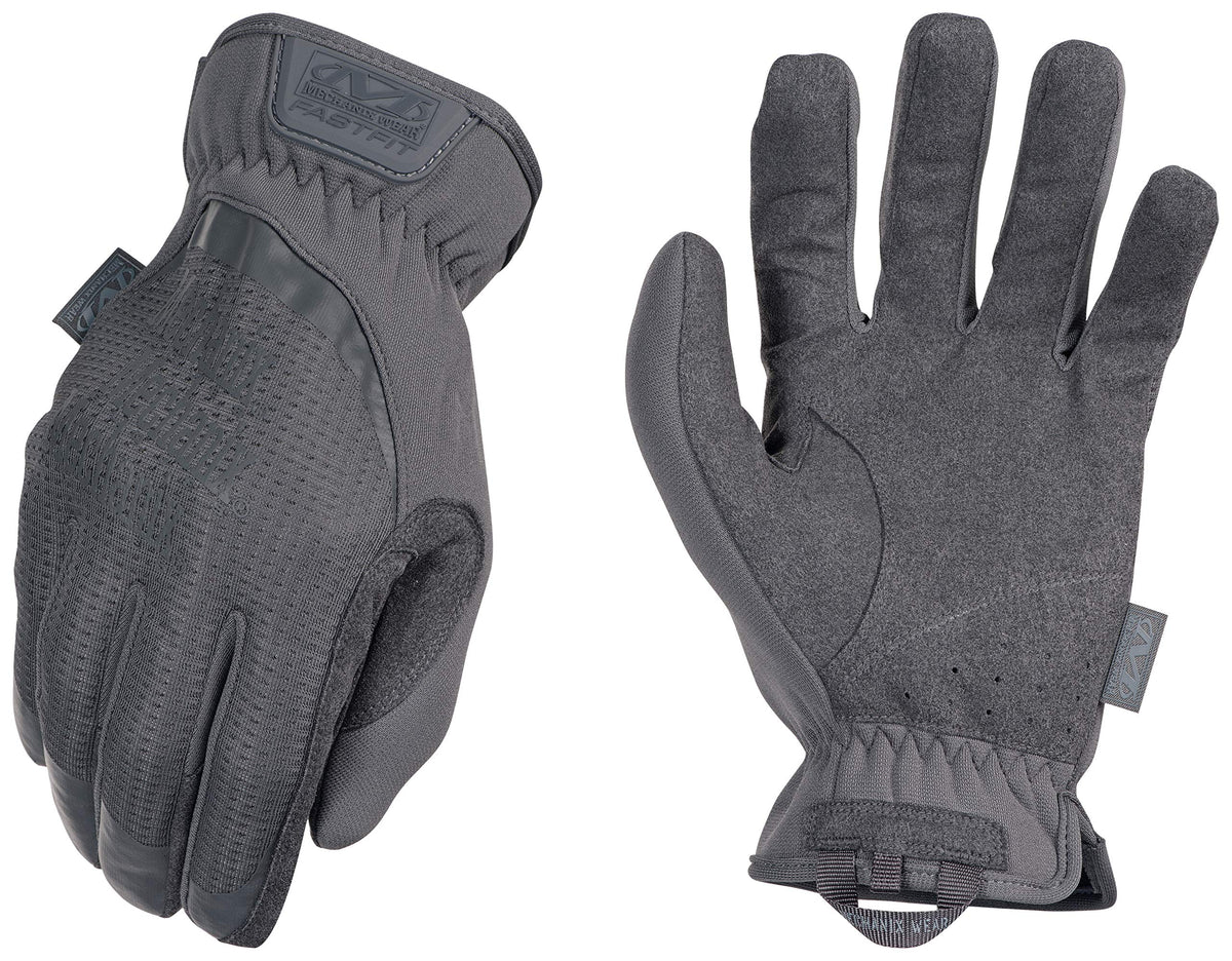 Mechanix Wear FastFit gloves with elastic cuff provide quick on/off protection for field work.
