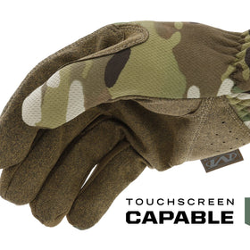 Mechanix Wear FastFit elastic cuff provides quick on/off secure fit
