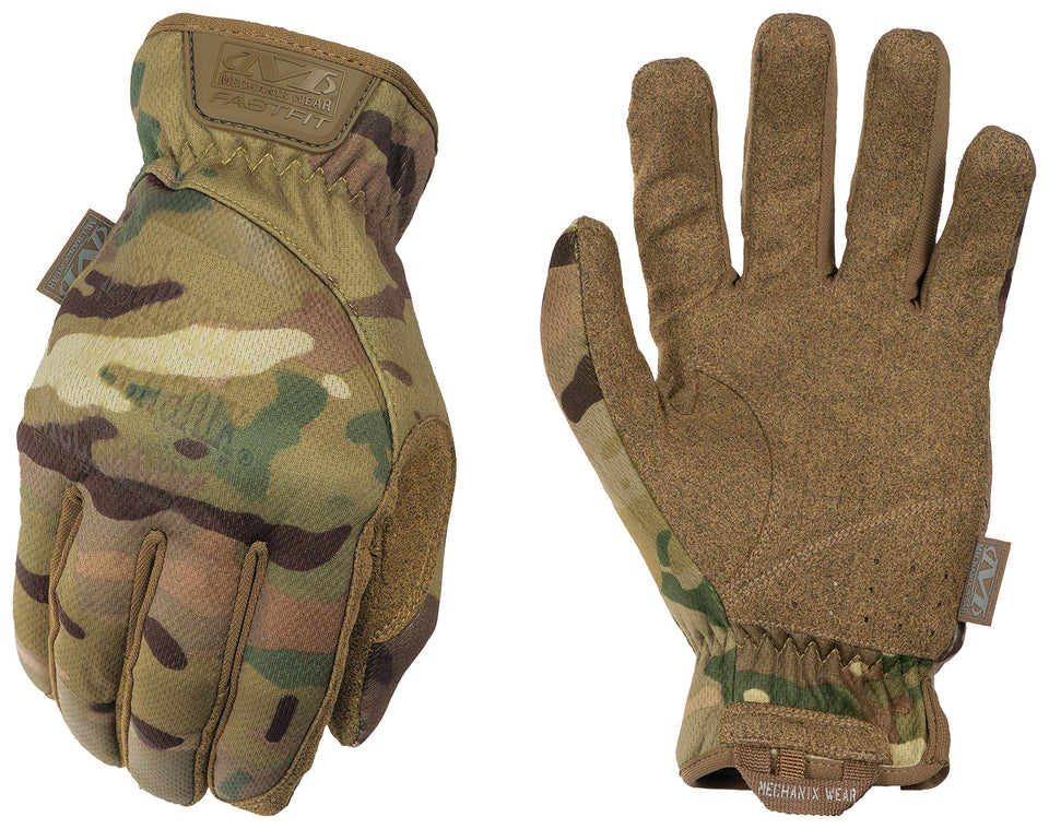 Mechanix Wear FastFit gloves with elastic cuff for easy on/off during tasks