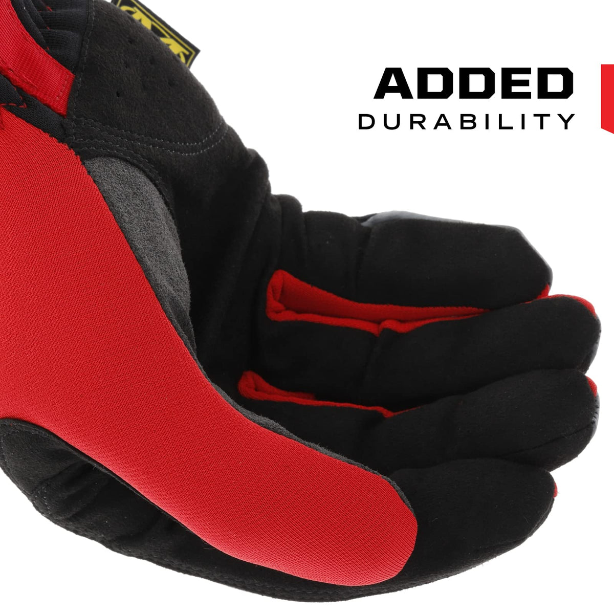 Back ripstop material on Mechanix Wear FastFit enhances abrasion resistance for rugged use.