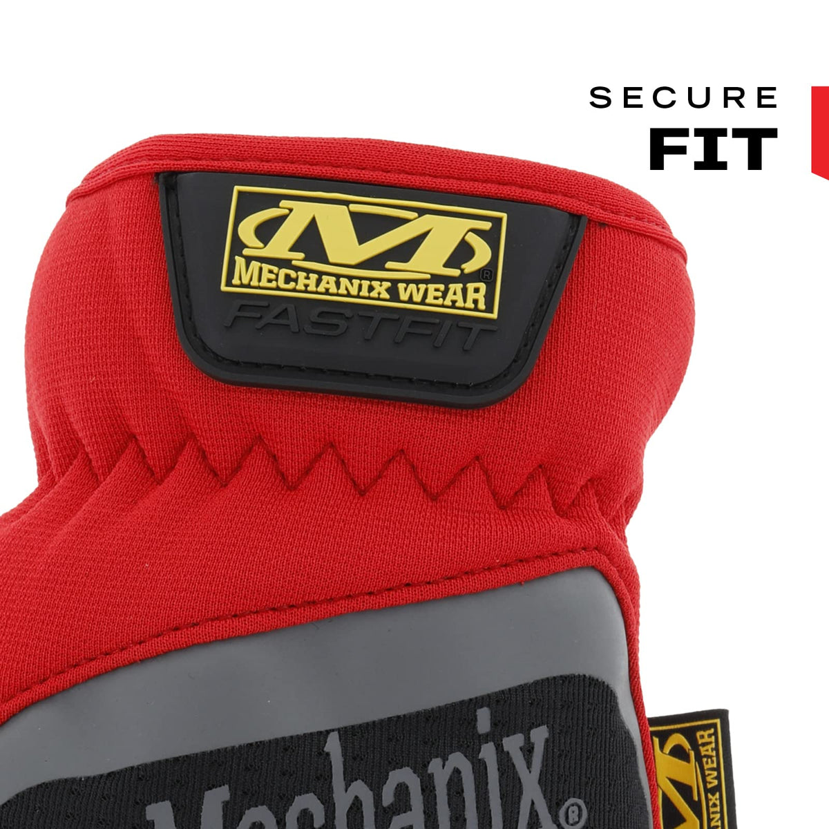 Knuckle padding with vented palm on Mechanix Wear FastFit cushions impacts and keeps hands cool.