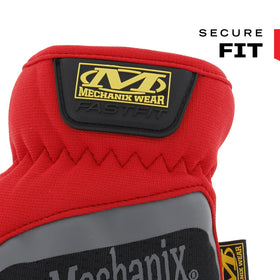 Knuckle padding with vented palm on Mechanix Wear FastFit cushions impacts and keeps hands cool.