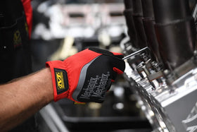 Machine washable Mechanix Wear FastFit gloves simplify cleaning after work.