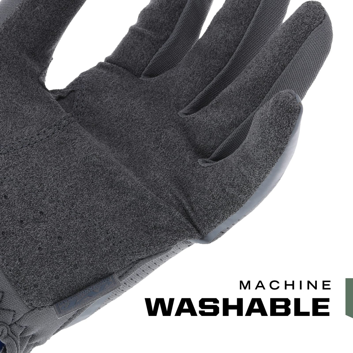 Mechanix Wear FastFit elastic cuff enables quick on/off during action.