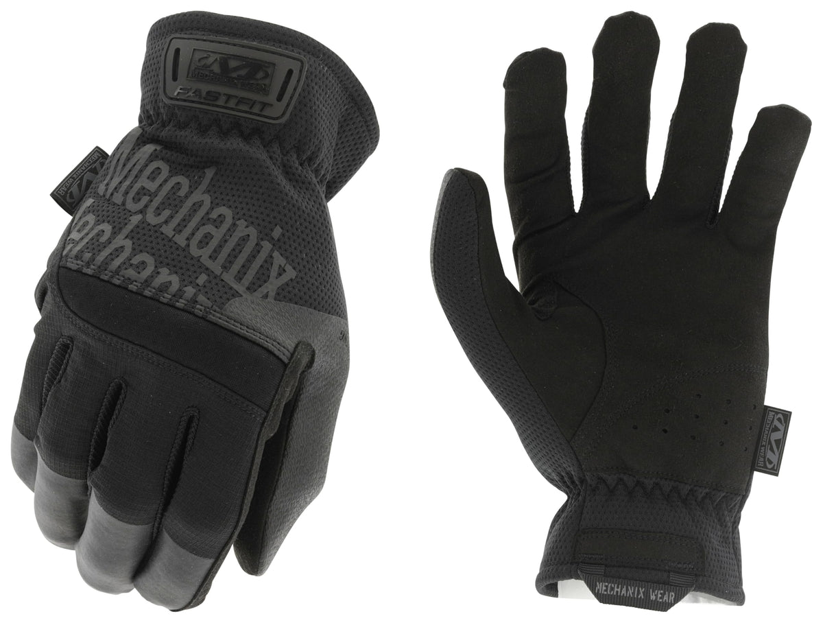 Mechanix Wear FastFit Tactical Gloves showing elastic cuff for easy on/off use