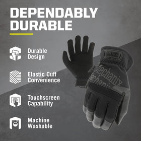 Mechanix Wear FastFit Tactical Gloves with touchscreen palm for device use on the go