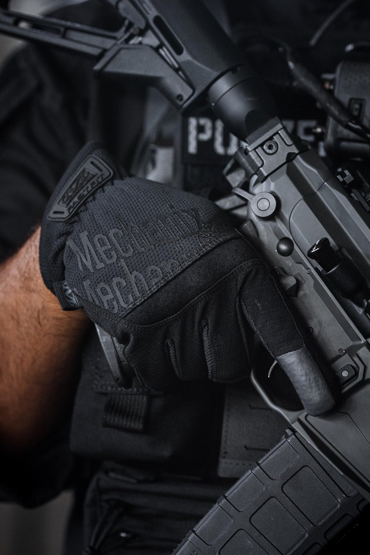 Mechanix Wear FastFit Tactical Gloves with vented palm padding for comfort