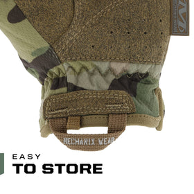 Mechanix Wear FastFit two-piece palm reduces bunching during tasks