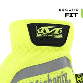 Mechanix Wear Hi-Viz FastFit TrekDry back keeps hands cooler and drier through breathable fabric.