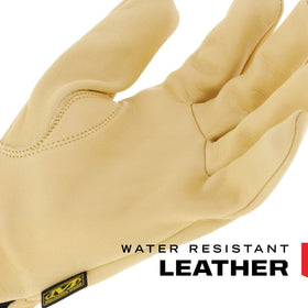 Mechanix Wear Leather Cow Driver Gloves Gunn cut design enhances durability and dexterity