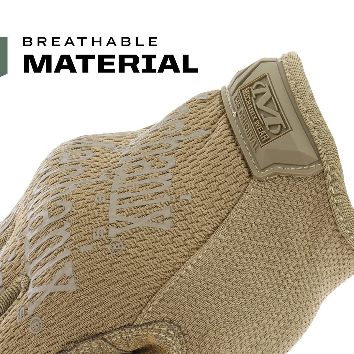 Mechanix Wear M-Pact 0.5MM glove TrekDry breathable back keeps hands cool
