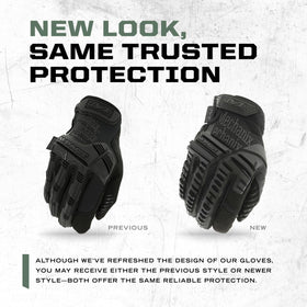 D3O palm padding on M-Pact Covert gloves cushions impact