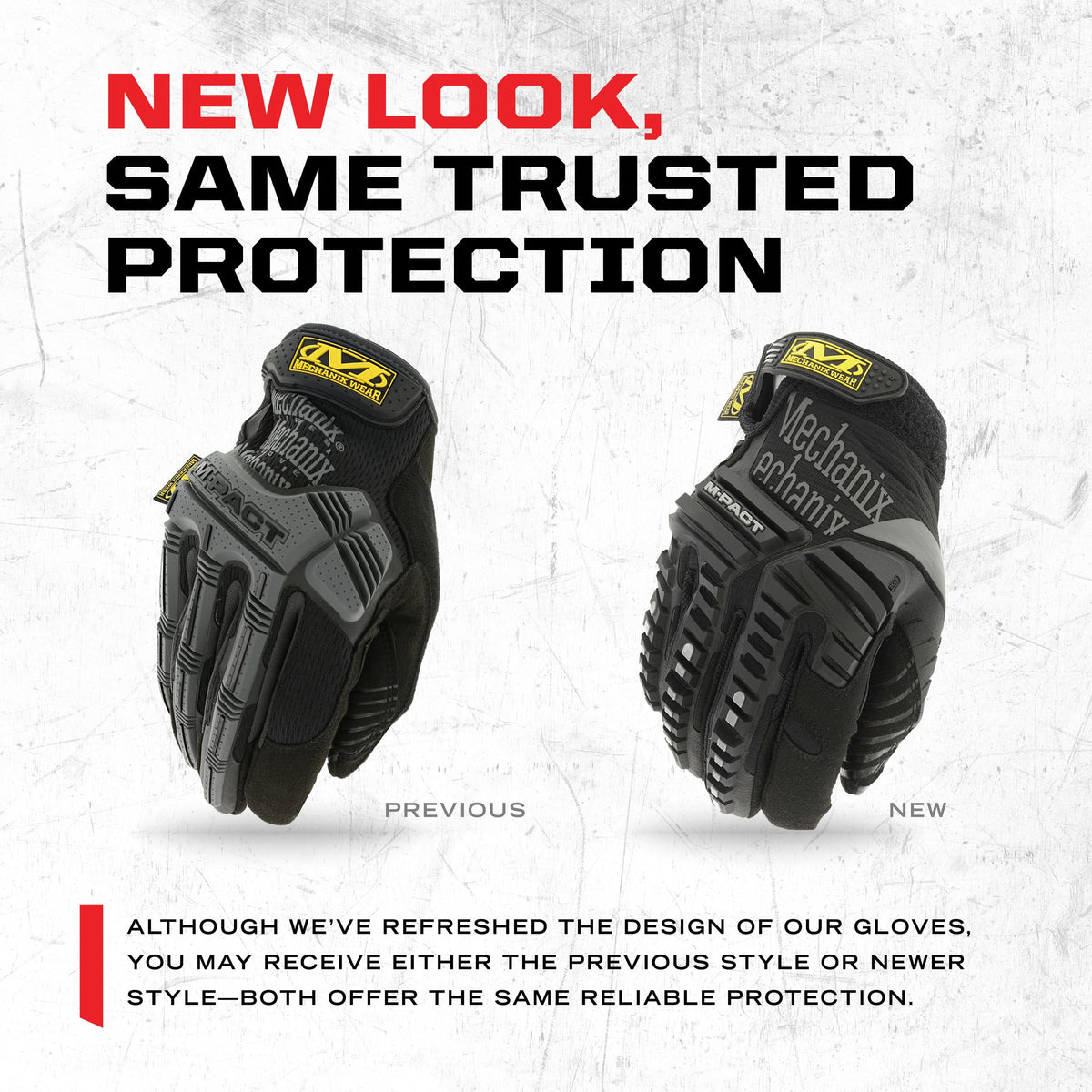 Mechanix Wear M-Pact d3o-padding reduces fatigue with responsive vibration control.