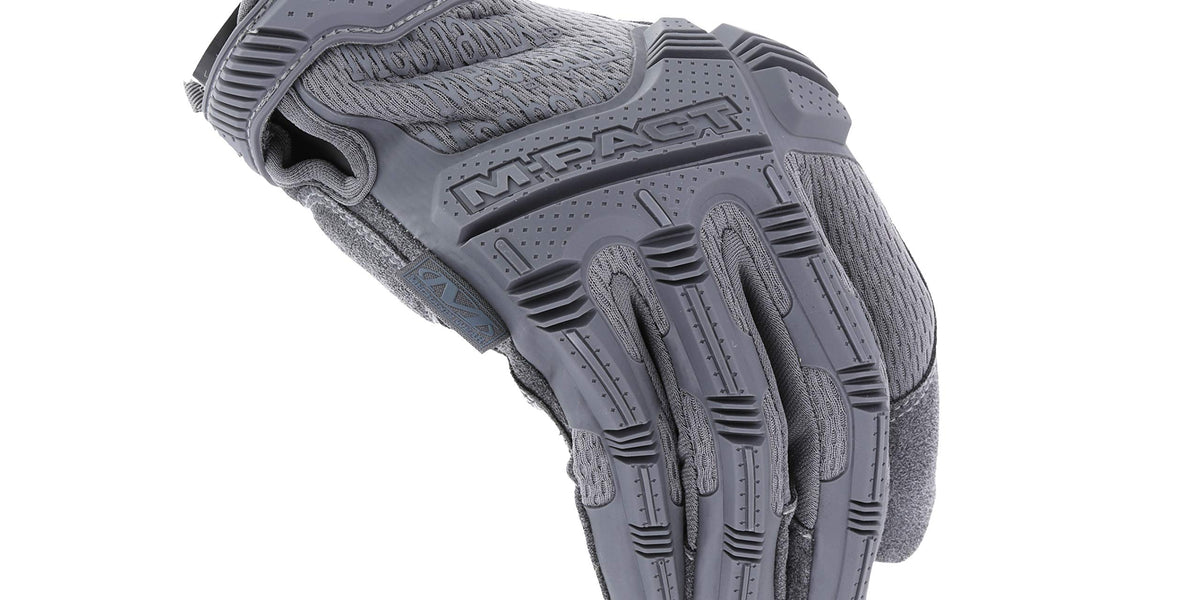 Mechanix Wear M-Pact with D3O palm padding absorbs impact energy for comfort