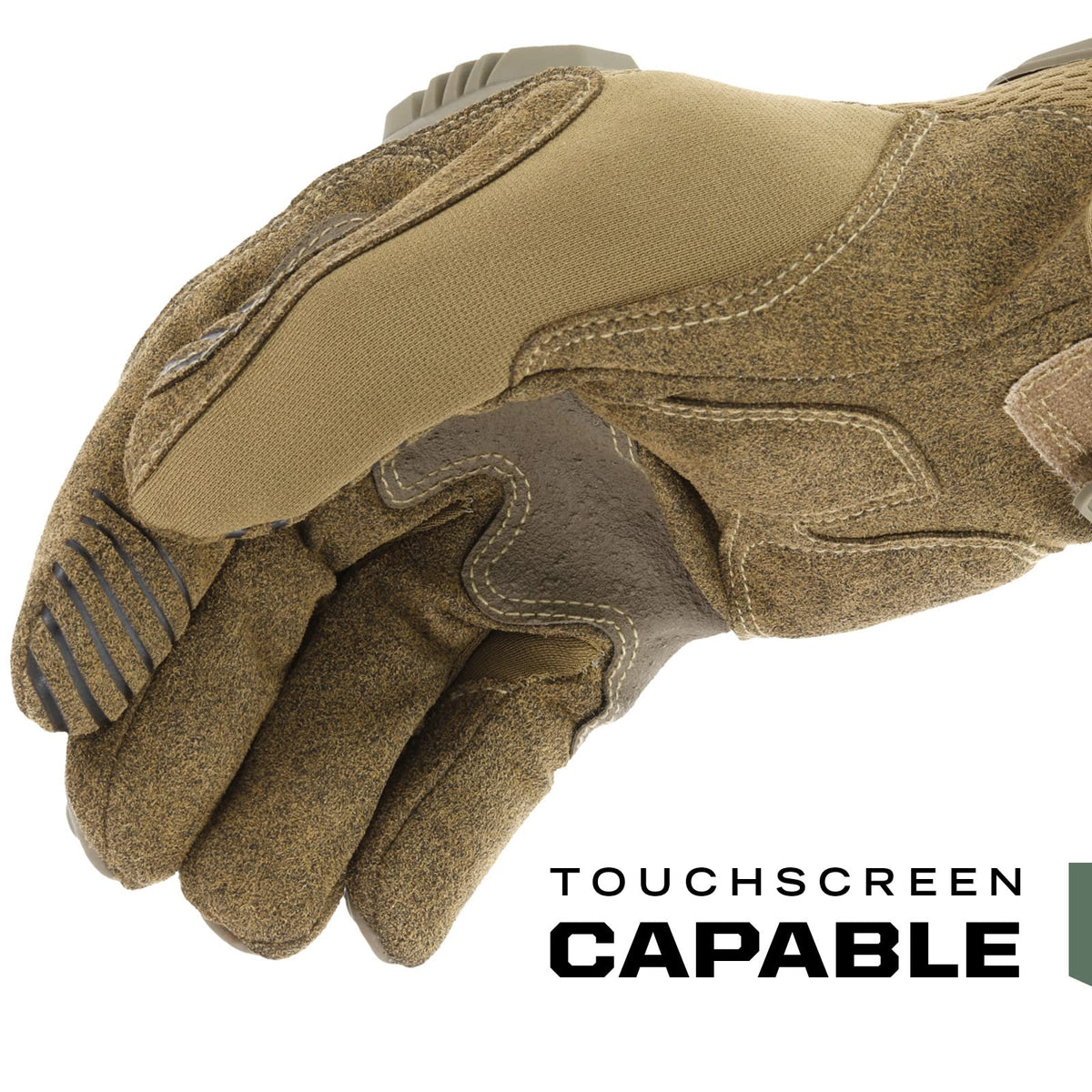 Mechanix Wear M-Pact with D3O palm padding absorbs impact for comfort