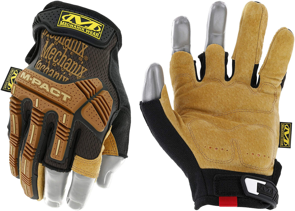 Mechanix Wear M-Pact framer glove with fingerless design for precise measuring and tool control