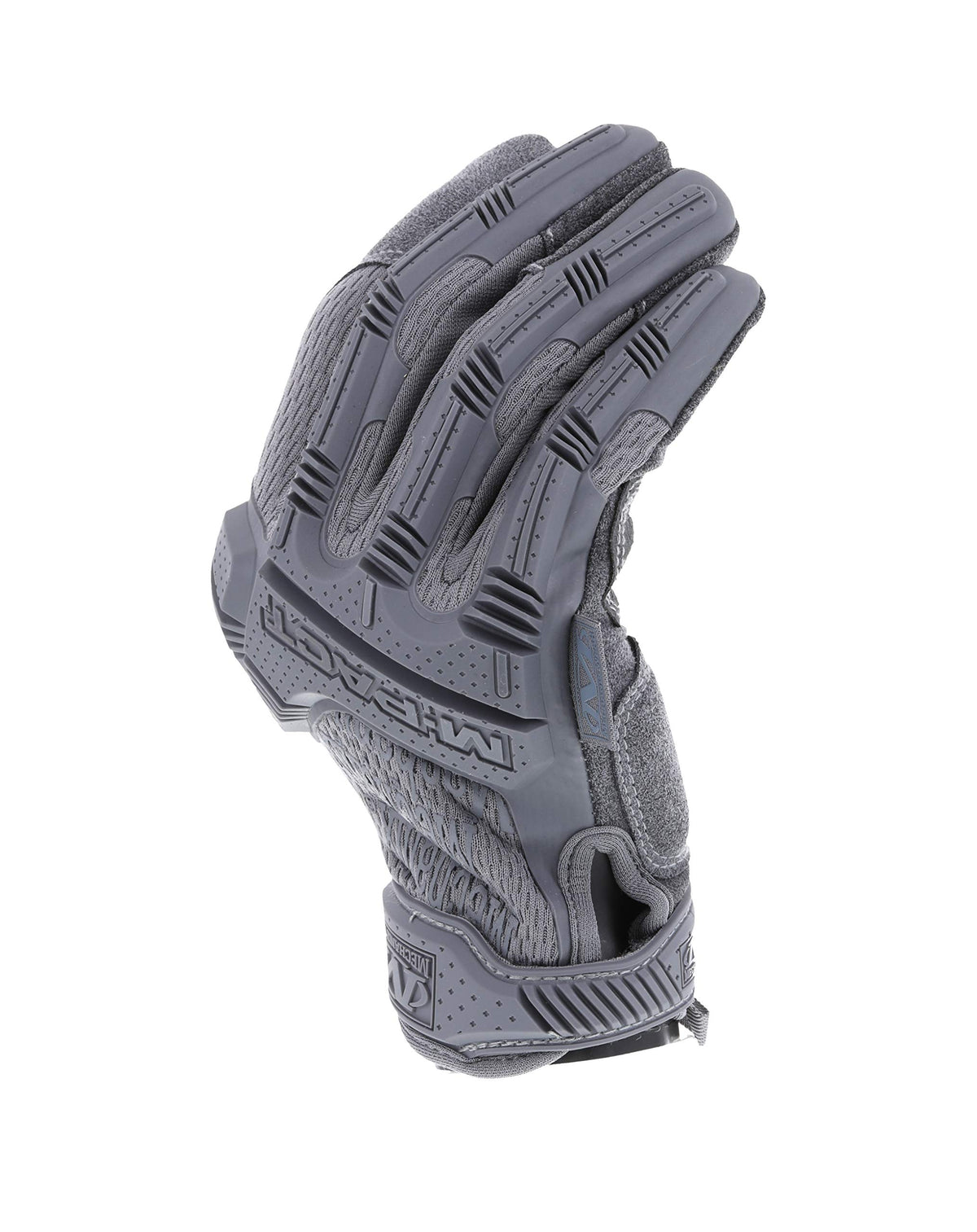 Embossed fingertip design on M-Pact enhances feel and dexterity