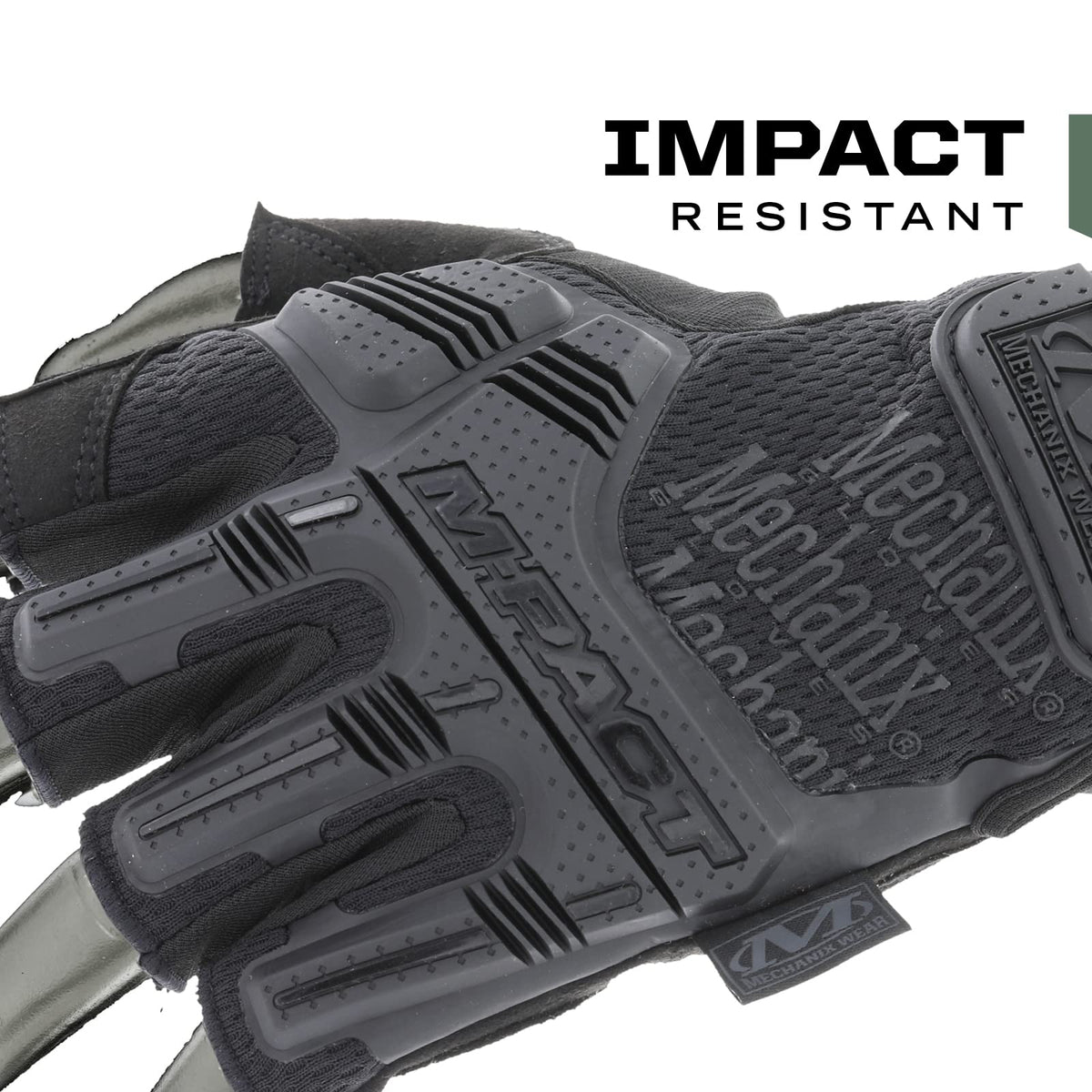 Armortex reinforced synthetic leather palm for wear resistance.