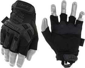Mechanix Wear M-Pact fingerless glove front view shows dexterity and protection.