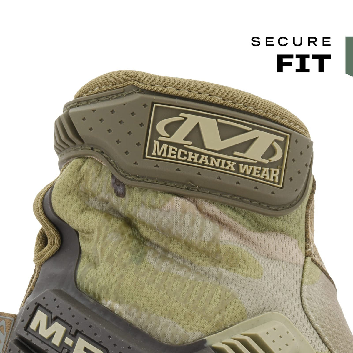 Mechanix M-Pact camouflage MultiCam design blends with gear