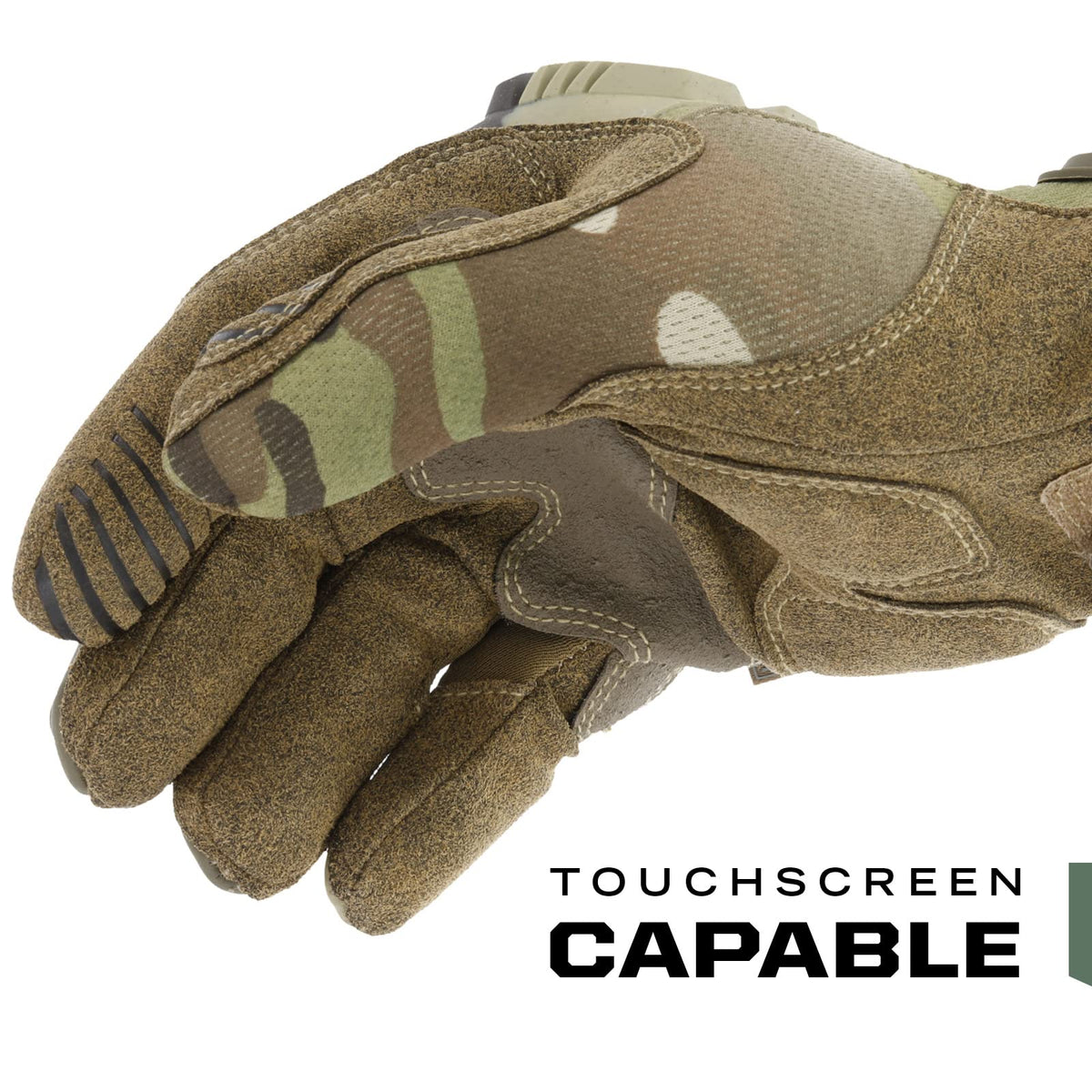 Mechanix M-Pact with D3O palm padding absorbs shocks during heavy tasks