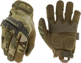 Mechanix M-Pact gloves with knuckle guard for high-impact field protection