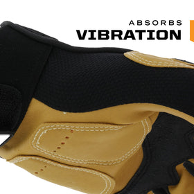 Mechanix Wear Material4X M-Pact palms with padding improve grip on slick surfaces.
