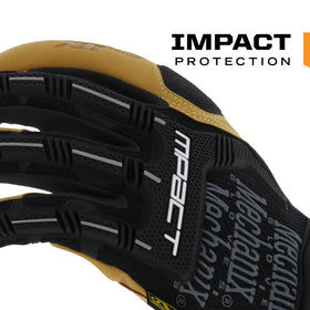 Mechanix Wear Material4X M-Pact gloves with secure wrist closure for a snug fit.