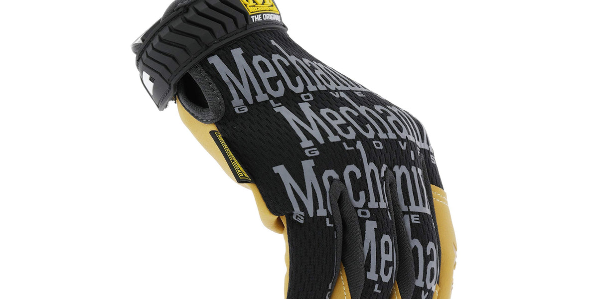Mechanix Wear Material4X Original gloves closure area highlighting secure TPR strap for precise fit