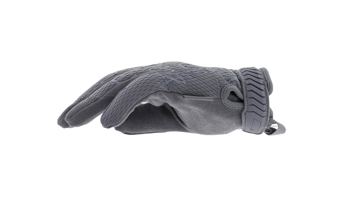 Mechanix Wear nylon carrier-loops help secure gloves to gear.
