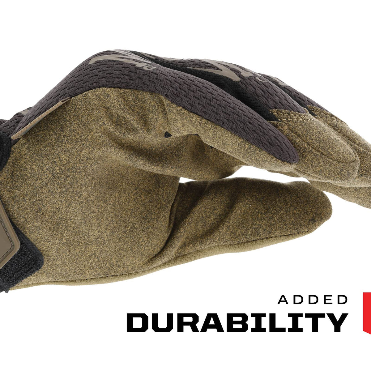 Mechanix Wear Original Glove reinforced thumb and index boost durability.