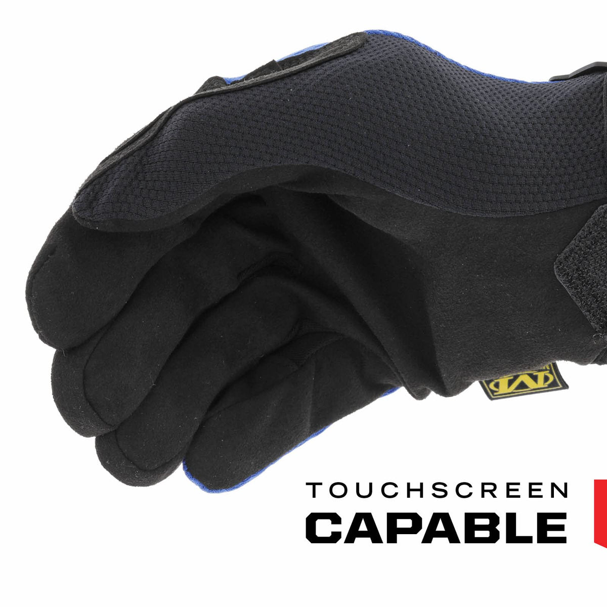 Mechanix Wear Original gloves back view highlights breathable TrekDry back-of-hand.