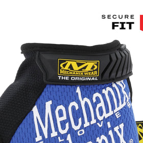 Mechanix Wear Original gloves action view showing flexible fingertips and dexterity.