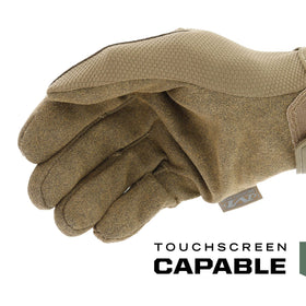 Mechanix Wear Original Tactical Glove palm close-up shows touchscreen-capable 0.8mm palm