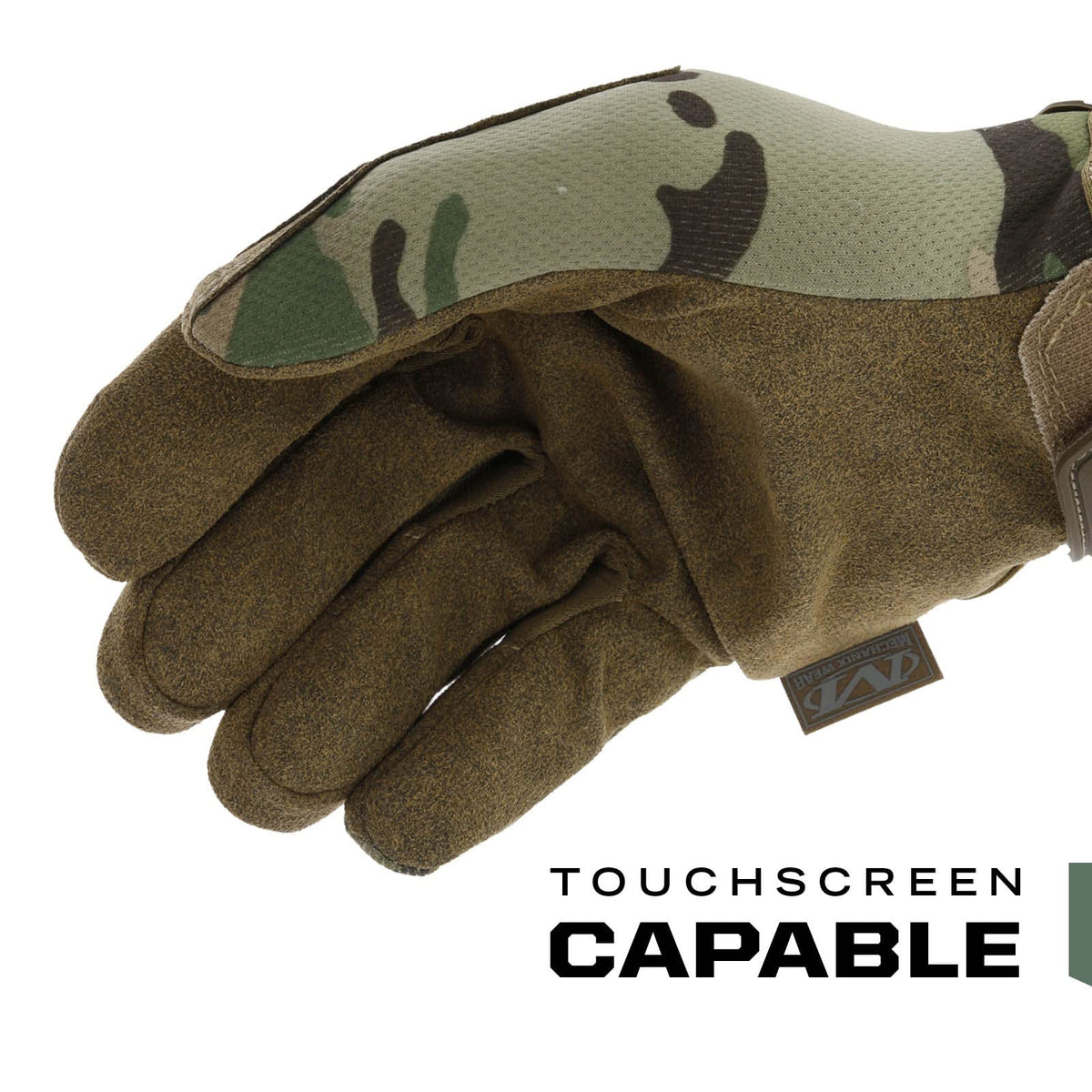 Mechanix Wear Original Tactical Glove palm showing touchscreen capability